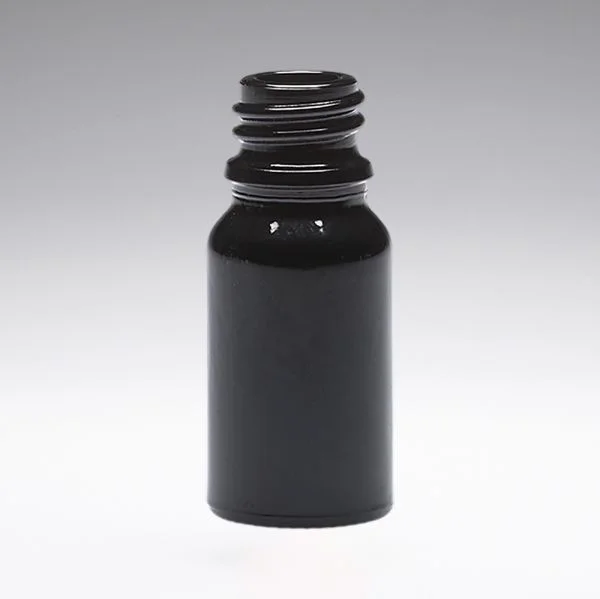 10 ml Glasflaschen violett-schwarz DIN18
