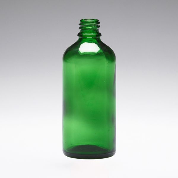 100 ml Bouteilles en verre vert DIN18