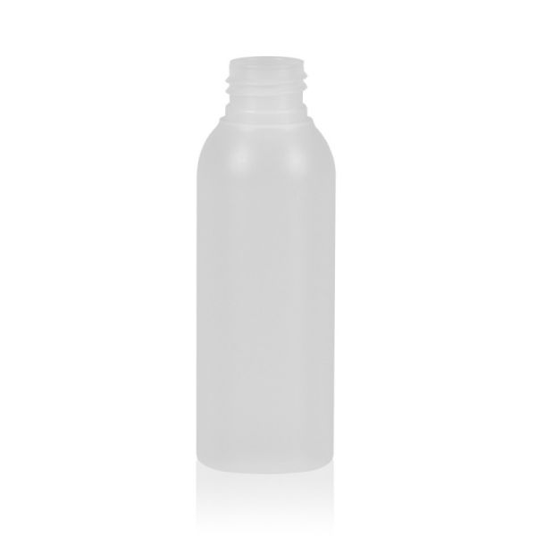 100 ml Round bottles transparent PE 24/410