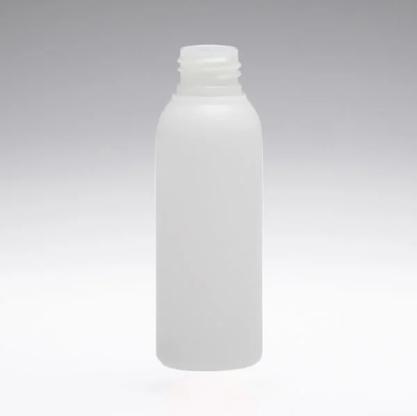 100 ml Rundflaschen transparent PE 24/410