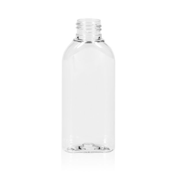 100 ml Bouteilles PET ovales transparentes 24/410