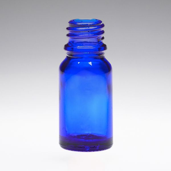 10 ml Glasflaschen blau DIN18
