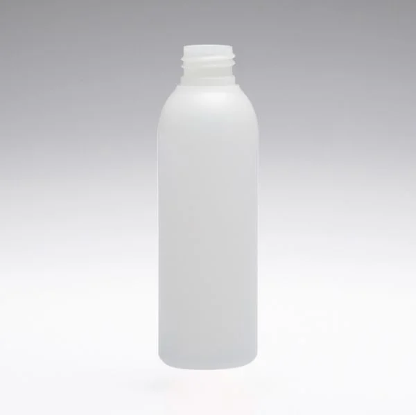 150 ml Flaconi rotondi trasparenti PE 24/410