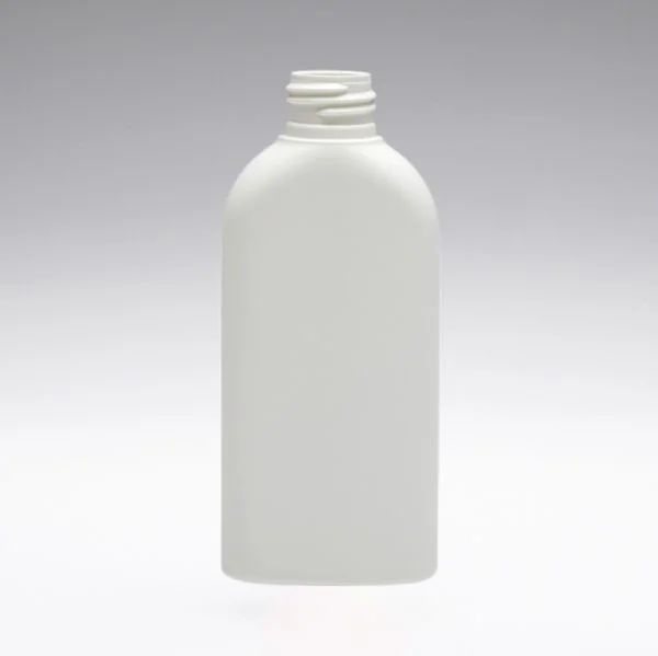 150 ml PE Flaschen oval weiss 24/410