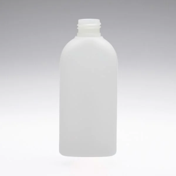 150 ml PE Flaschen oval transparent 24/410