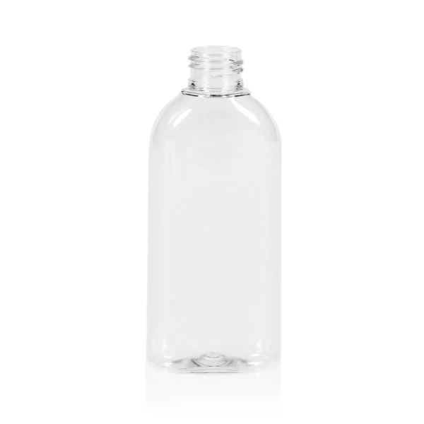 150 ml  Botellas PET ovaladas transparentes 24/410