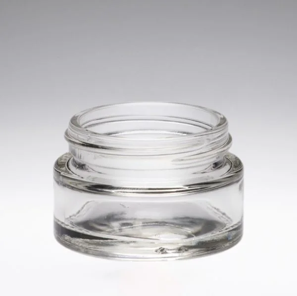 15 ml Pots de pommades en verre transparent