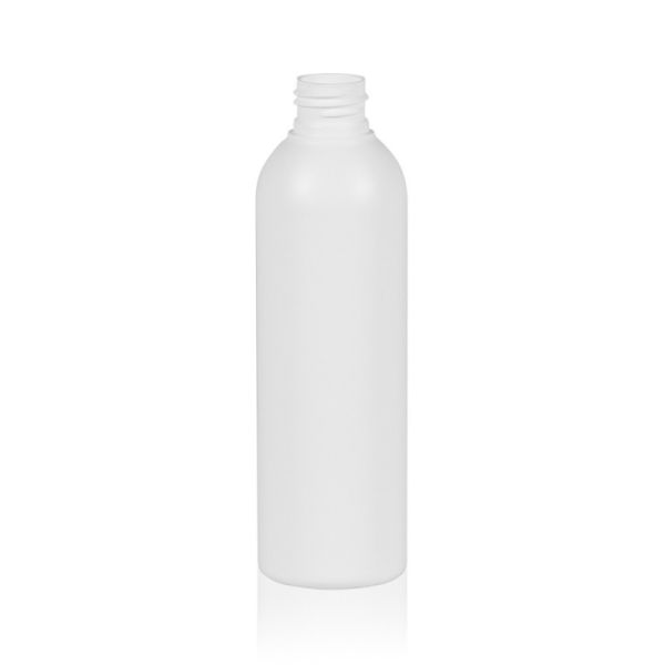 200 ml Round bottles white PE 24/410