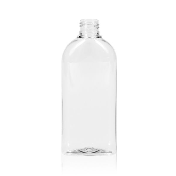 200 ml Botellas PET ovaladas transparentes 24/410