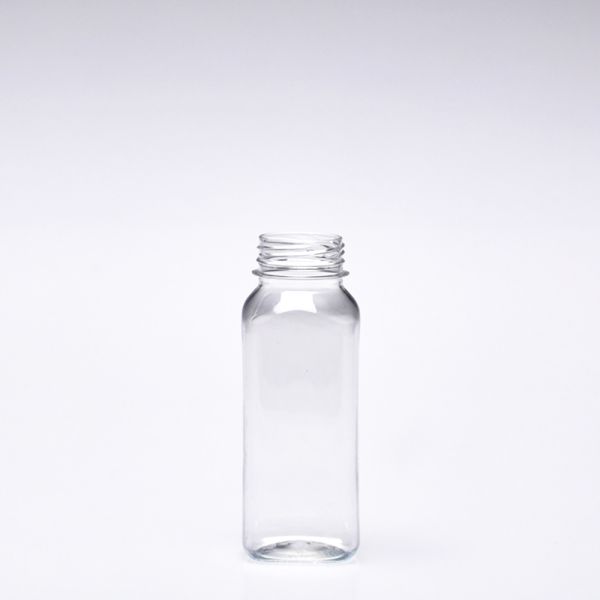 250 ml Botella de zumo cuadrada PET 38mm 3-Start
