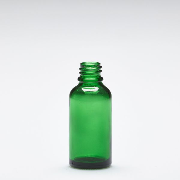 30 ml Glasflaschen grün DIN18