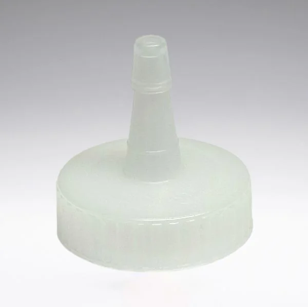 Tappo applicatore trasparente con sovracopertura e Sealing Liner 38/400