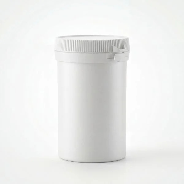155 ml HDPE frasco farmacéutico blanco