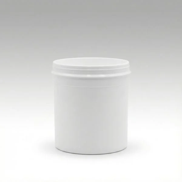 105 ml HDPE pharmaceutical container white