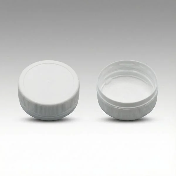 Tamper-evident cap white with PE foam insert 38/400