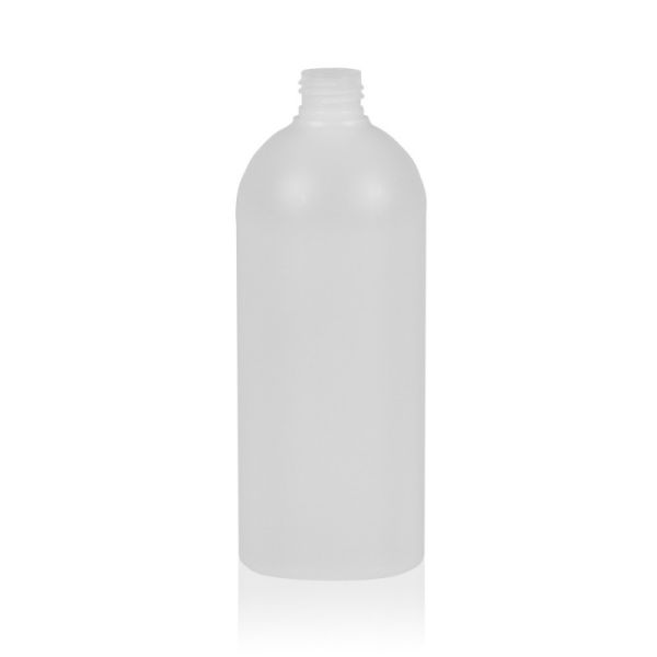500 ml Rundflasche transparent PE 24/410