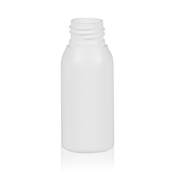 50 ml Rundflaschen weiss PE 24/410