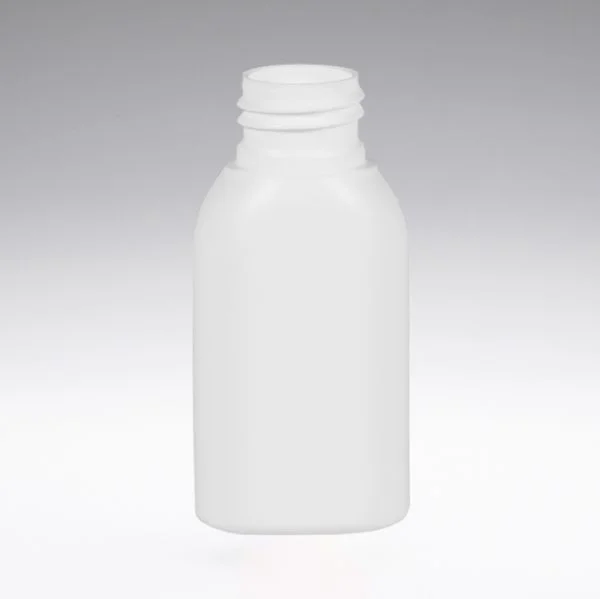 50 ml PE Flaschen oval weiss 24/410