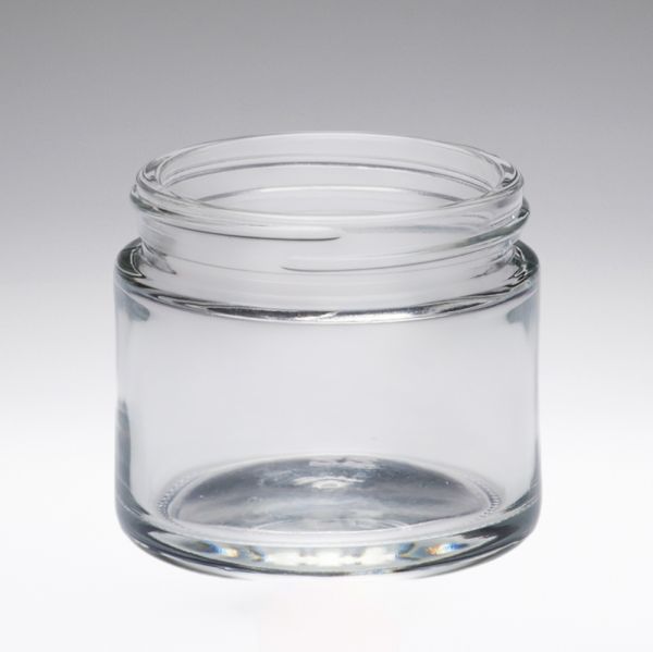 50 ml Tarros de vidrio para pomada cristal transparente