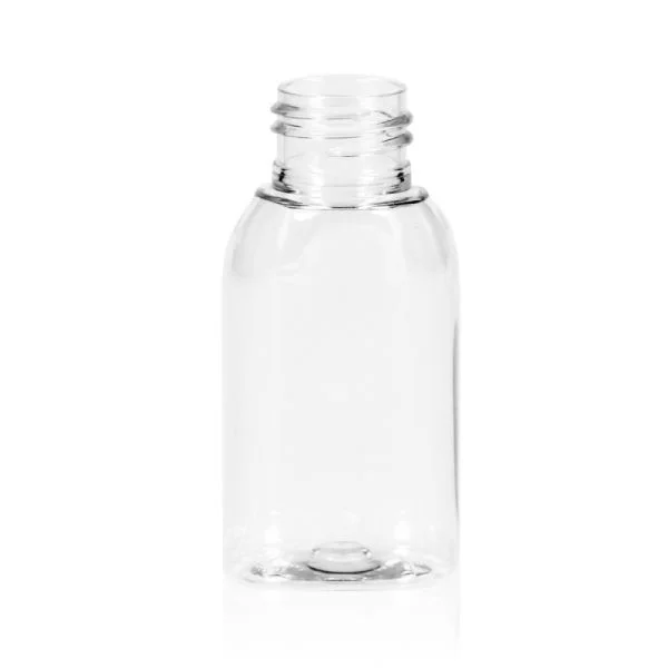 50 ml Bouteilles PET ovales transparentes 24/410