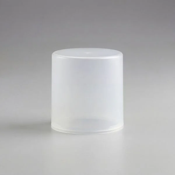 Sponge applicator closure transparent for round bottle 100ml