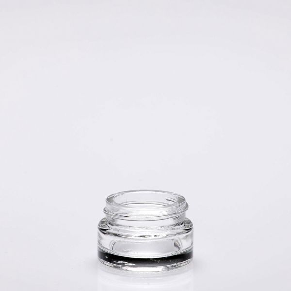 5 ml ointment jar glass crystal clear