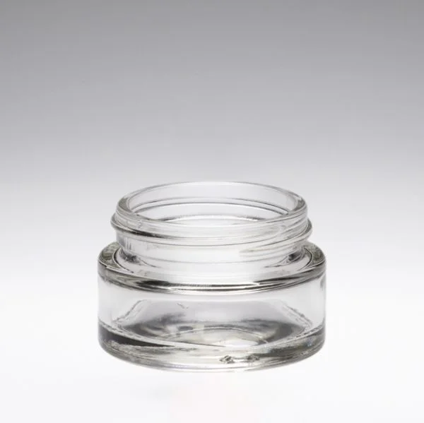 5 ml Tarros de vidrio para pomada cristal transparente