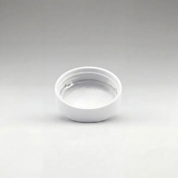 Schraubverschluss weiss glänzend mit Sealing Liner 38/400