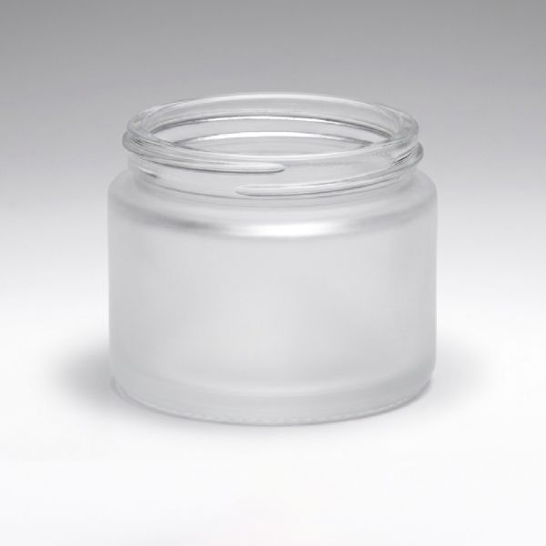 50 ml Glass ointment jar frosted