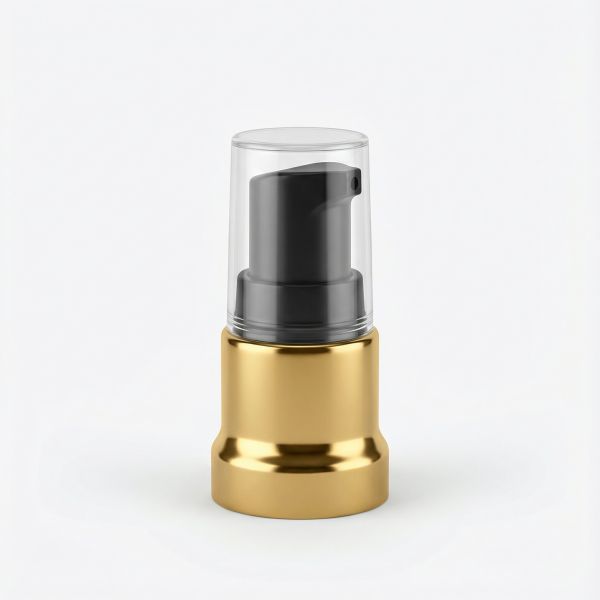 Lotionsspender mit Staub-Schutzkappe gold/schwarz 18/410