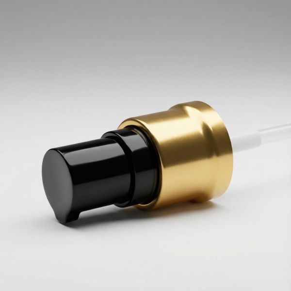 Lotionsspender mit Staub-Schutzkappe gold/schwarz 18/410