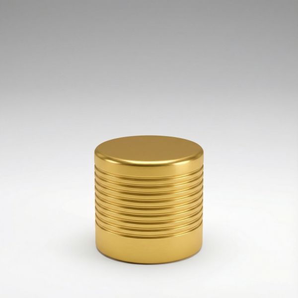 Aluminum screw cap gold 18/410