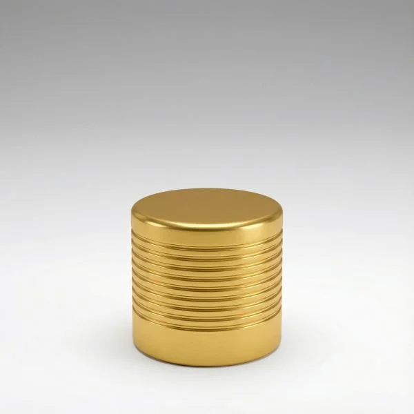 Bouchon à vis en aluminium or 18/410