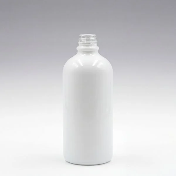100 ml Glasflasche weiss DIN18