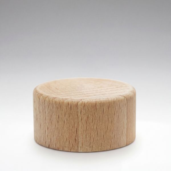Screw cap natural wood 33/400 for glass bottles