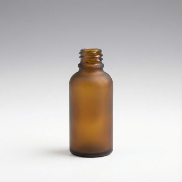 30 ml Glasflaschen braun gefrostet DIN18