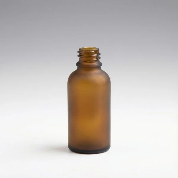 30 ml Glasflaschen braun gefrostet DIN18