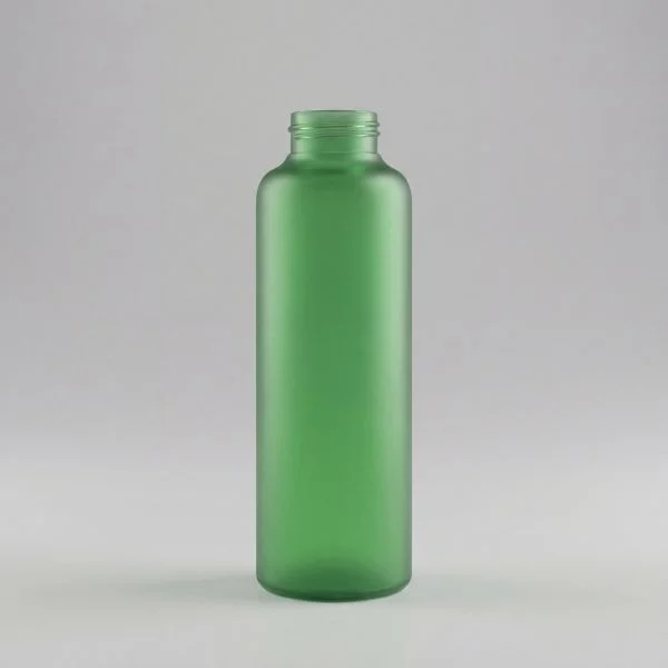 500 ml Glasflasche grün gefrostet aus 100 % Borosilikatglas
