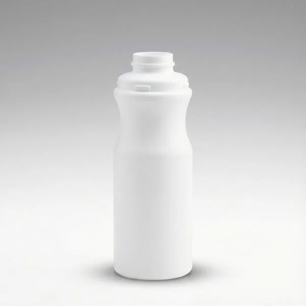 100 ml Flacone applicatore spugna rotonda bianco