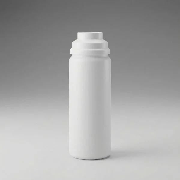 50 ml Flacone applicatore spugna rotonda bianco