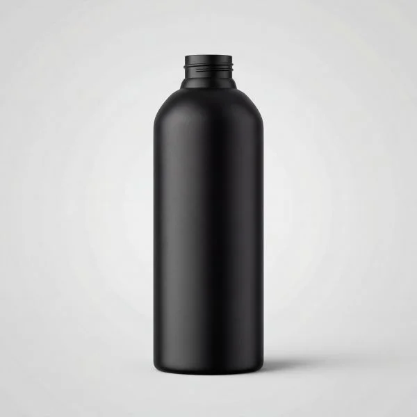 1000 ml glass bottle black frosted made of 100% borosilicate glass