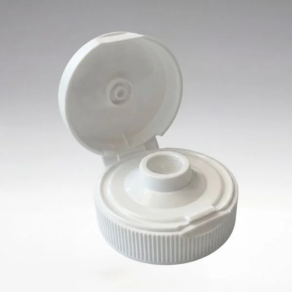 Cierre FlipTop blanco con membrana, sin liner 38/400