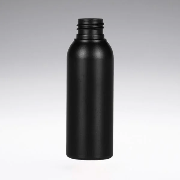 100 ml Rundflaschen schwarz PE 24/410