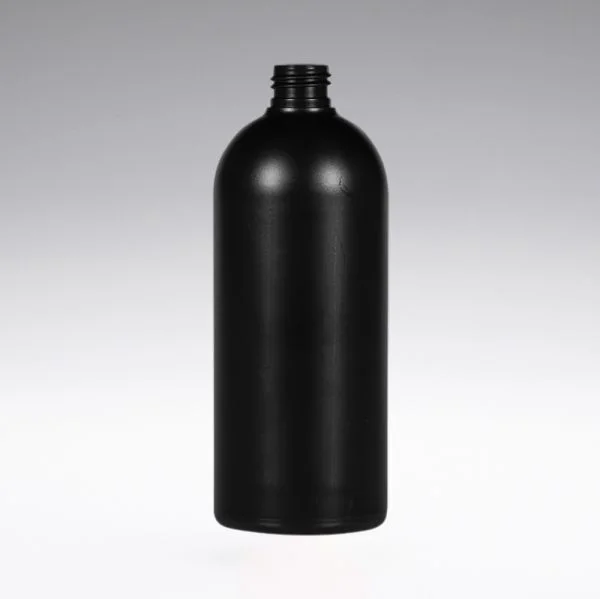 500 ml Flaconi rotondi neri PE 24/410