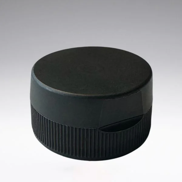 Tappo FlipTop nero con membrana, senza liner 38/400