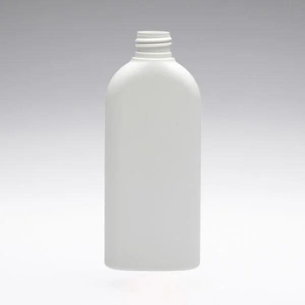 200 ml PE Flaschen oval weiss 24/410