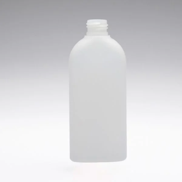 200 ml Bottiglie PE ovali transparente 24/410