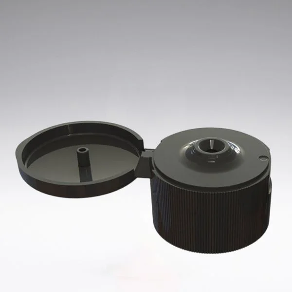 Tapón Flip Top negro Ø 6mm PCO28 / 1810