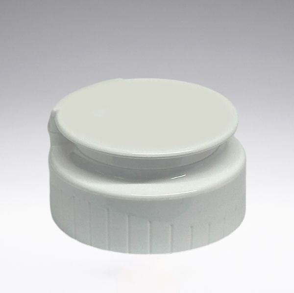 Bouchon FlipTop blanc avec membrane et sealing liner 38/400