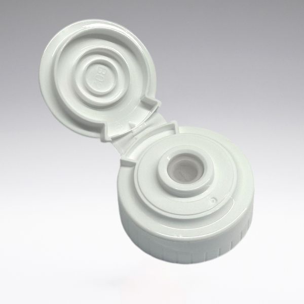 Bouchon FlipTop blanc avec membrane et sealing liner 38/400